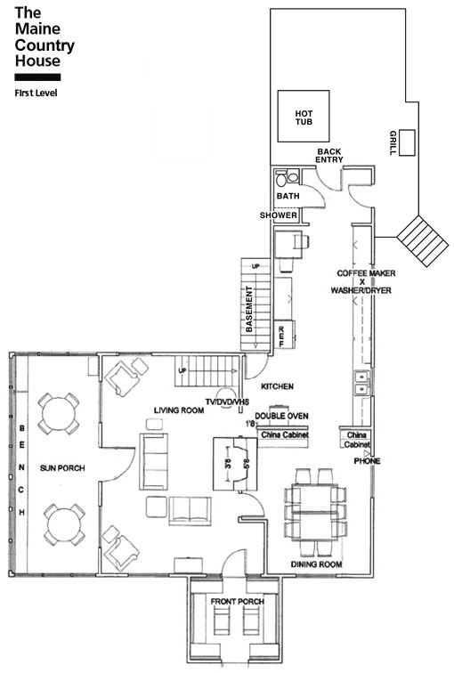 The Maine House Floorplan