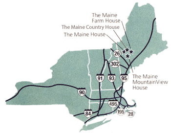 The Maine Houses Directions Map
